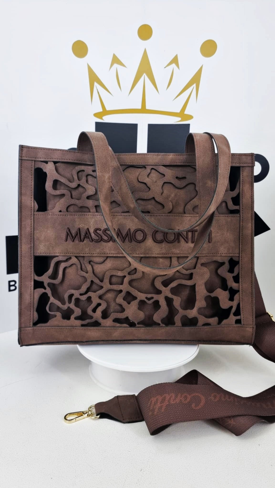 Shopperki ażurkowe - MASSIMO Contti