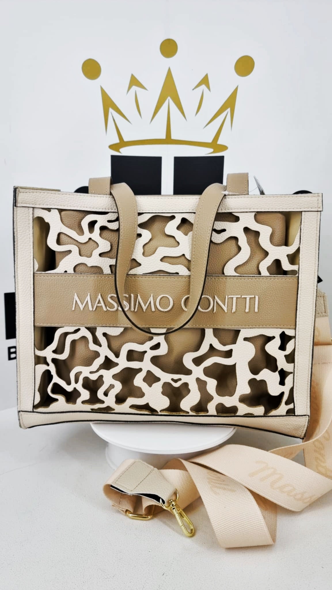 Shopperki ażurkowe - MASSIMO Contti