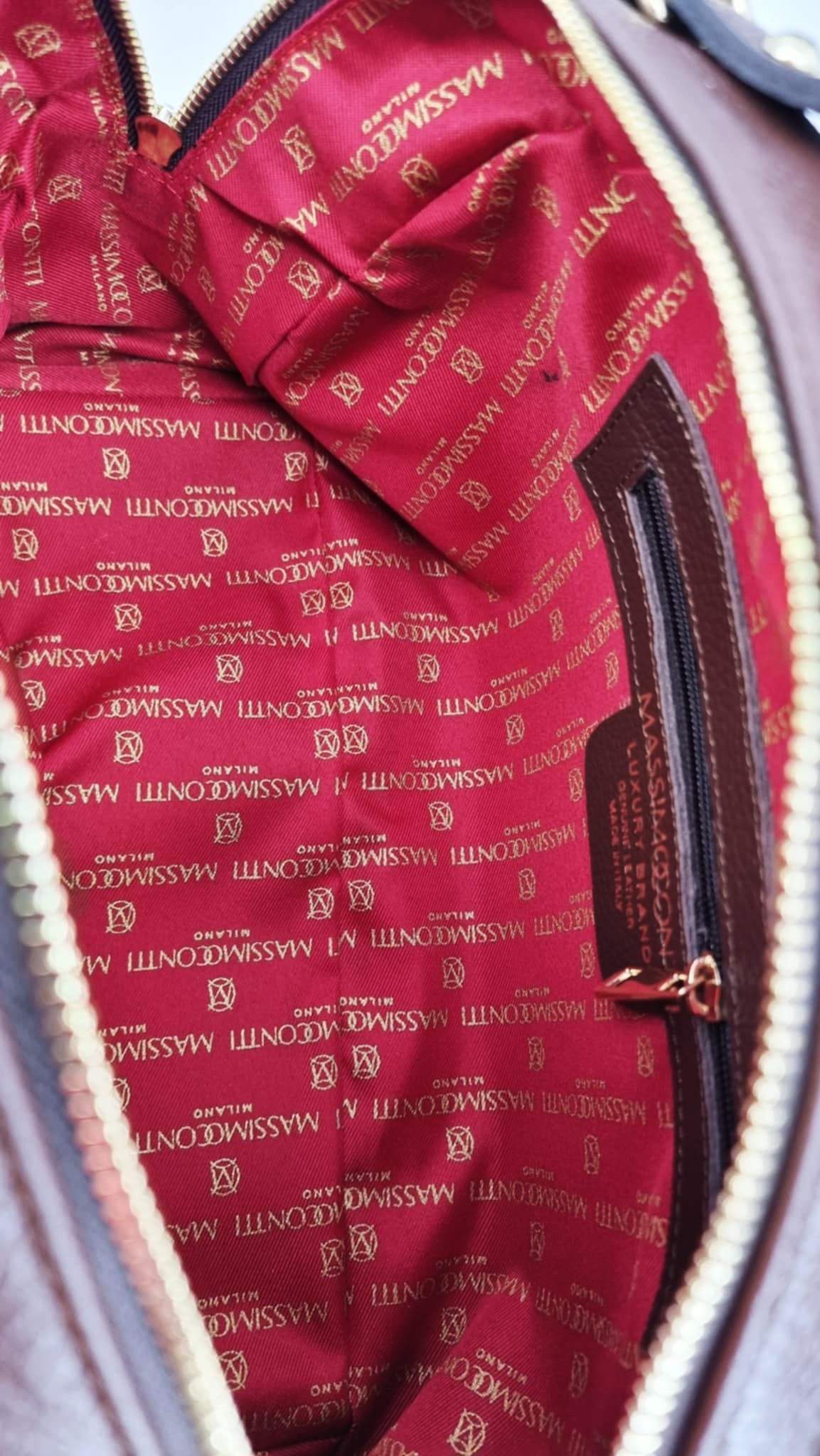 Elegancki kufer z falbankami - MASSIMO Contti