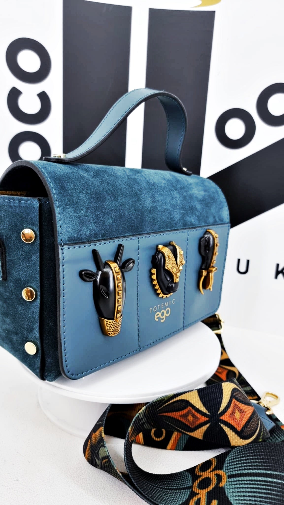 Kuferek Aztec - zamsz - Ego