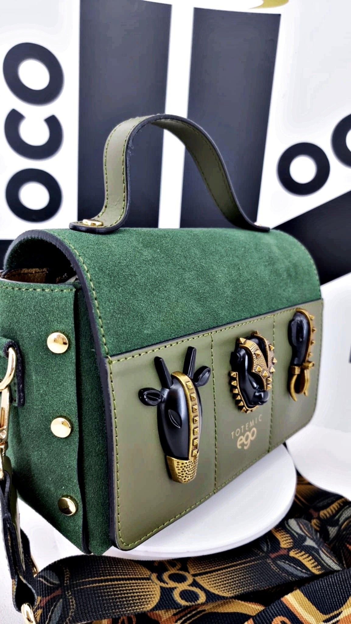 Kuferek Aztec - zamsz - Ego