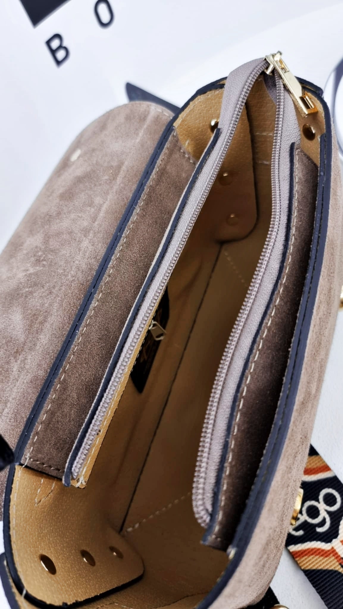 Kuferek Aztec - zamsz - Ego