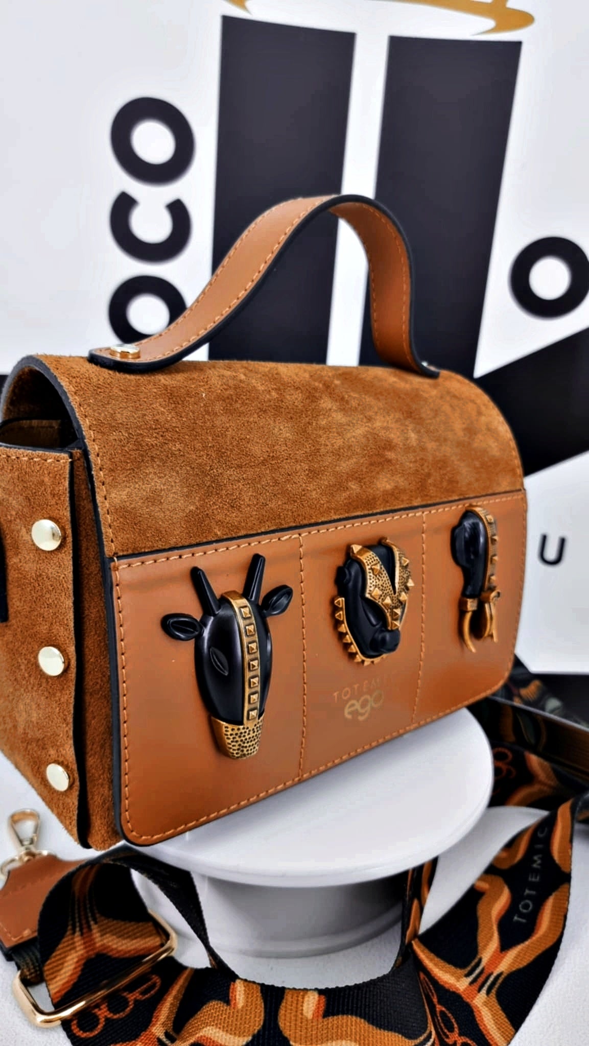 Kuferek Aztec - zamsz - Ego