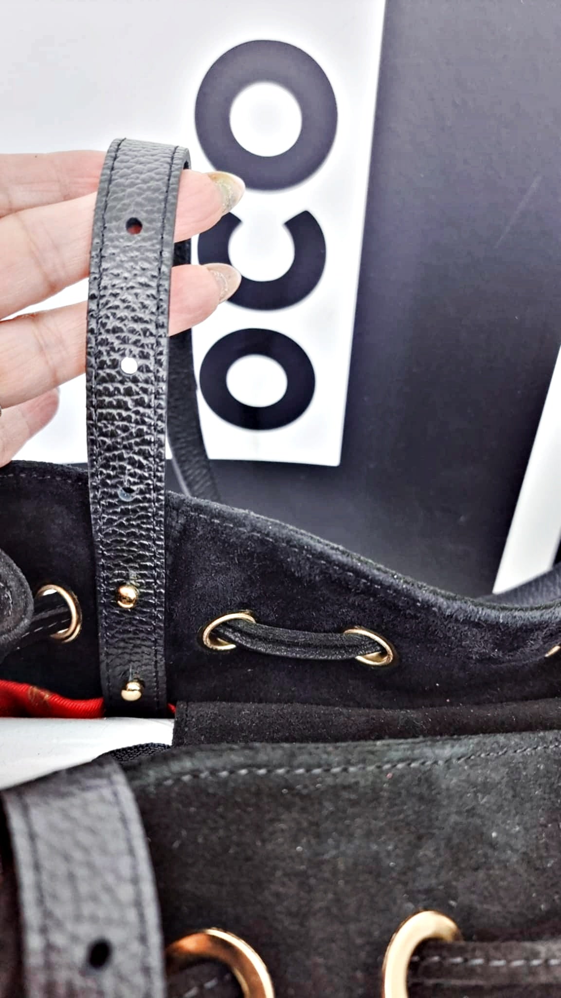 Shopperka zamszowa  - MASSIMO Contti