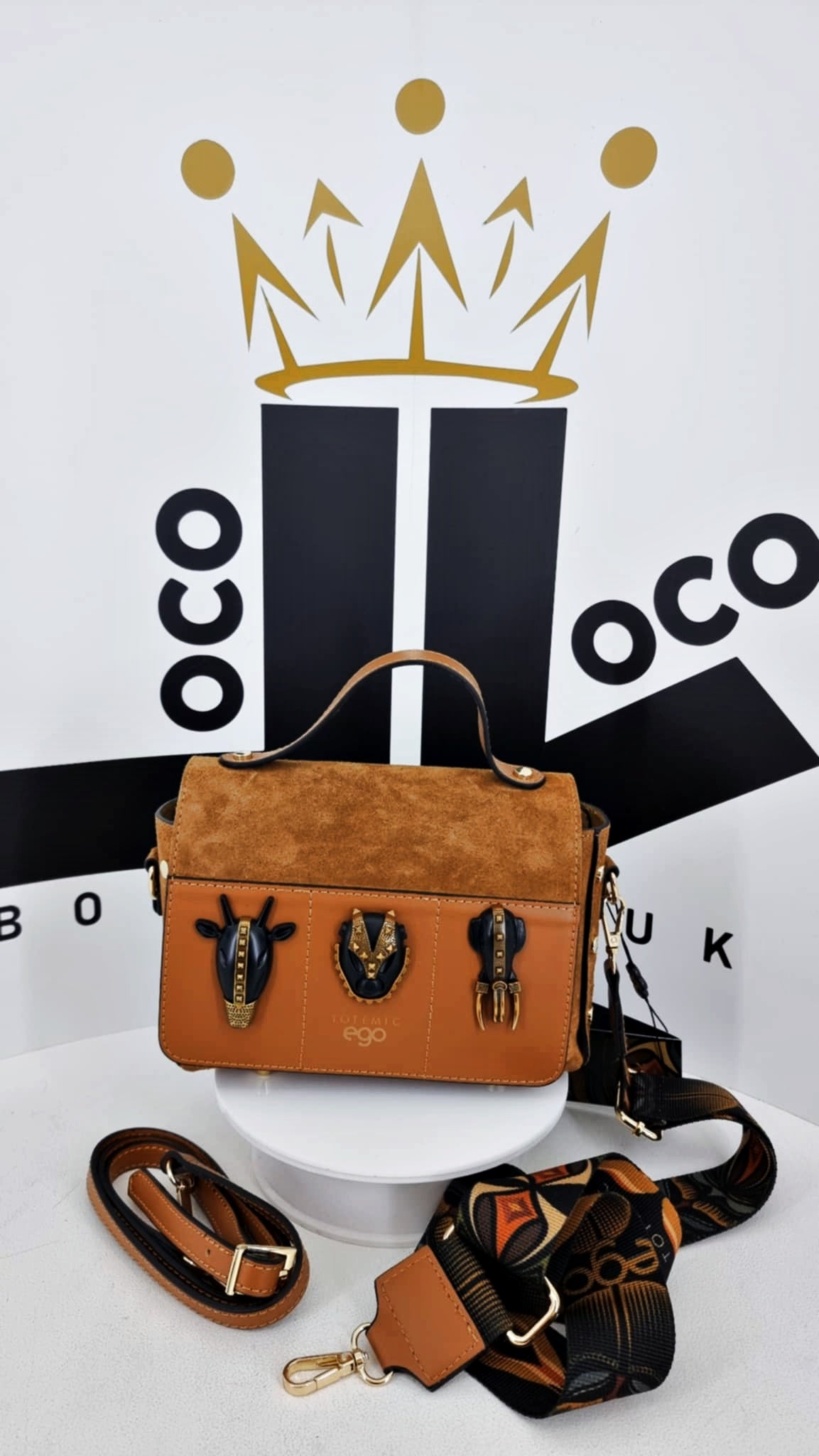 Kuferek Aztec - zamsz - Ego