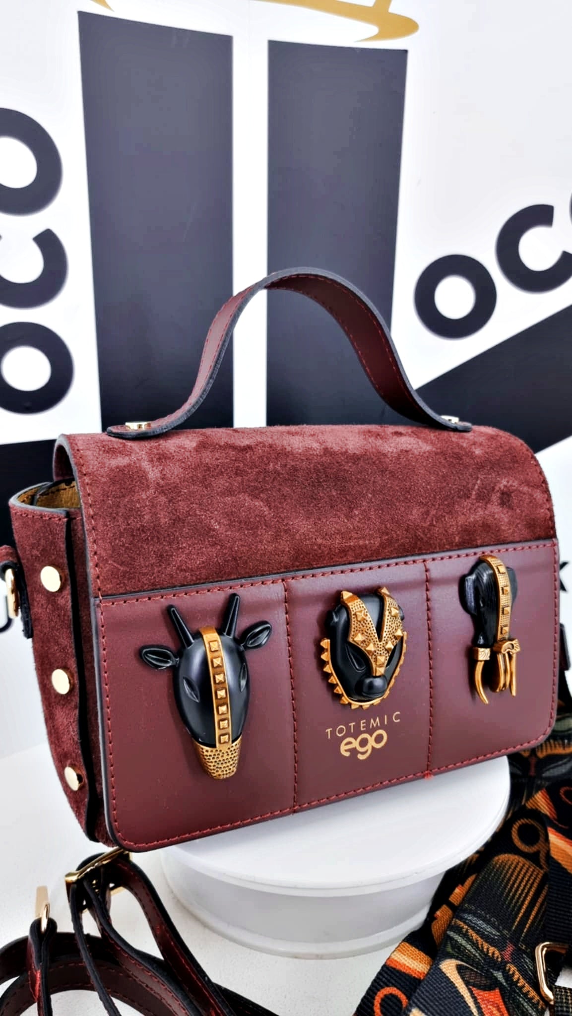 Kuferek Aztec - zamsz - Ego