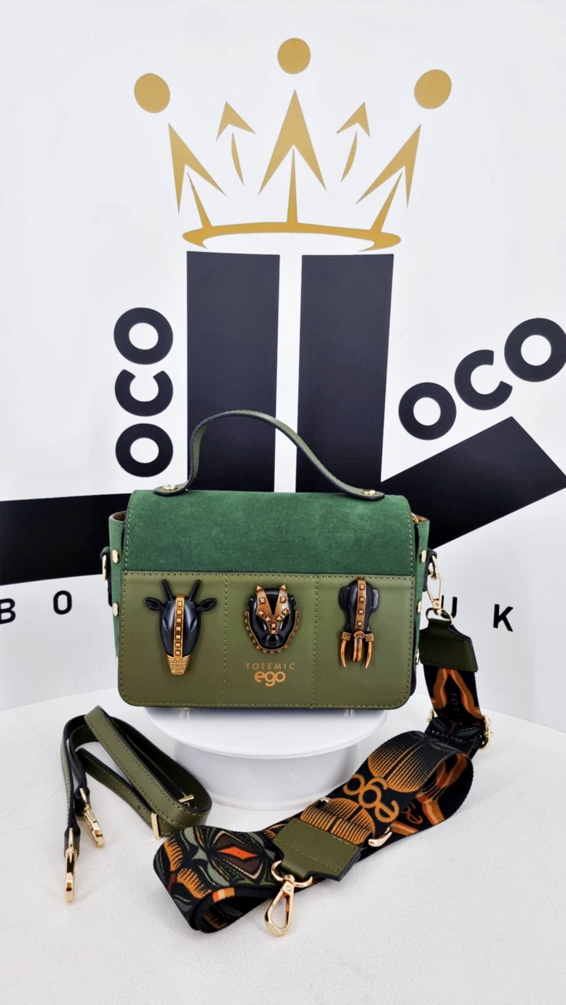 Kuferek Aztec - zamsz - Ego