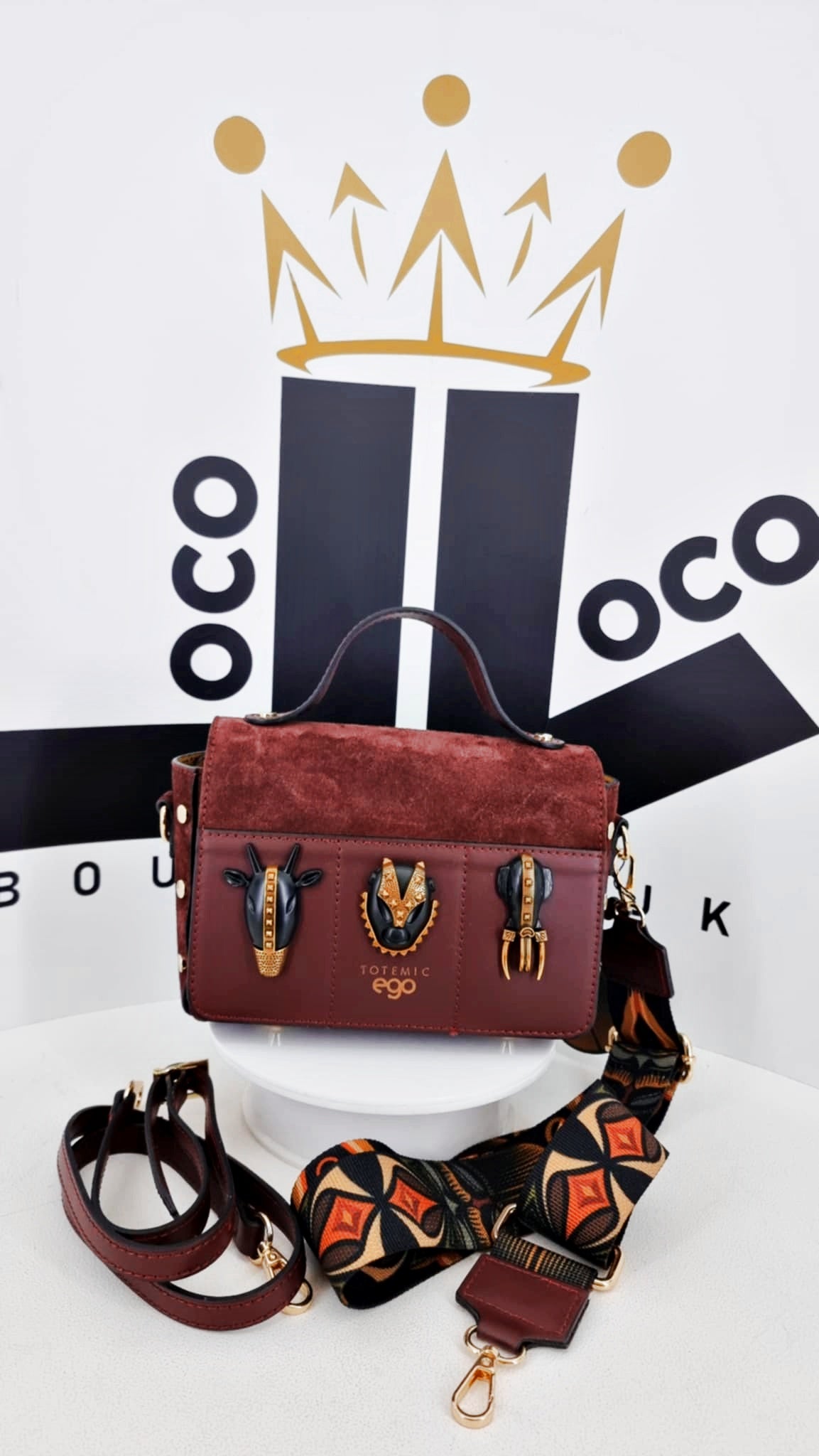 Kuferek Aztec - zamsz - Ego