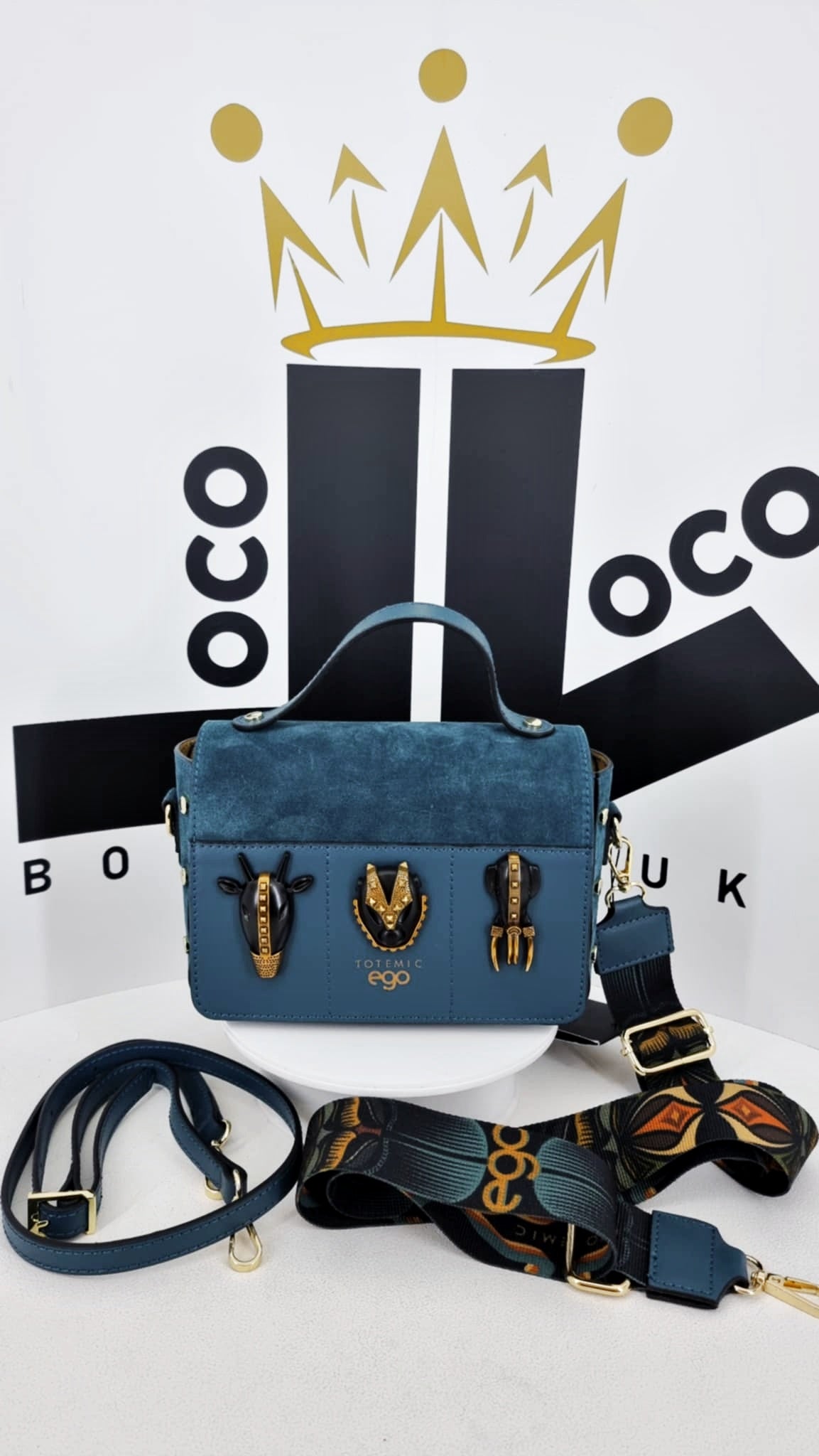 Kuferek Aztec - zamsz - Ego